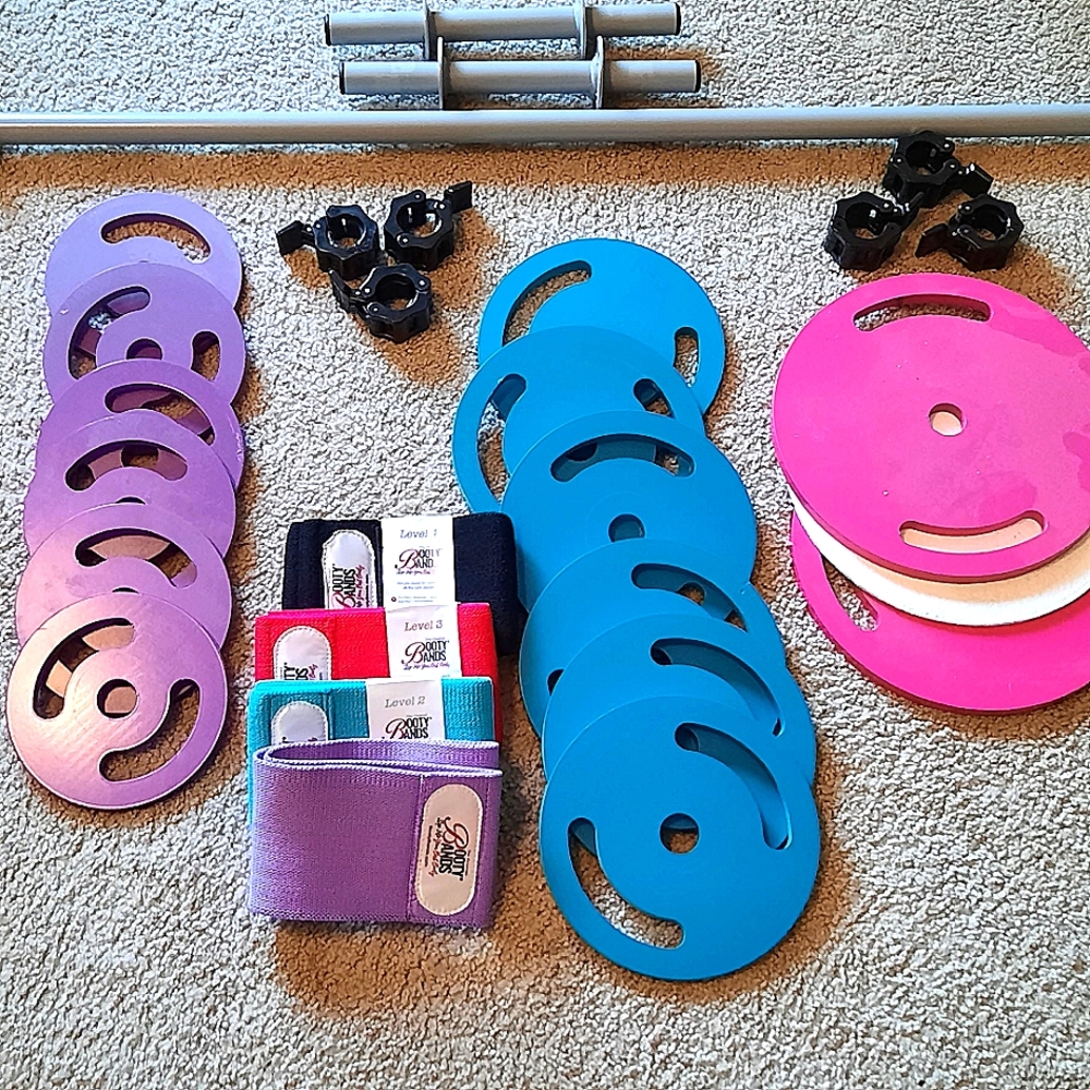 Booty bands and weight set